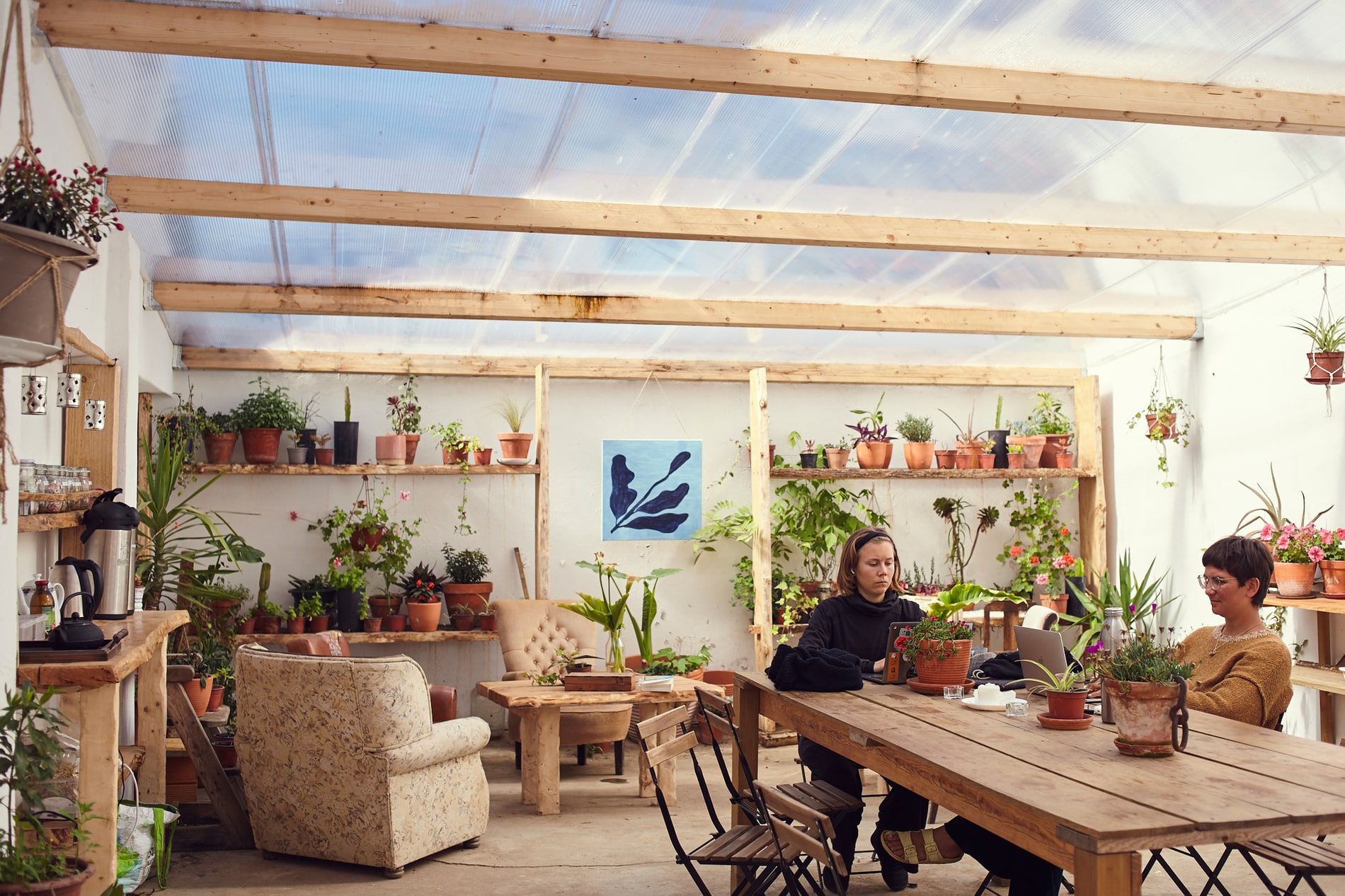 Community gathering space at Traditional Dream Factory